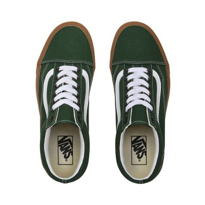 Vans Gum Old Skool - Erkek Spor Ayakkabı (Yeşil)